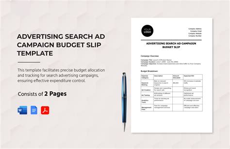 search ads campaign budget